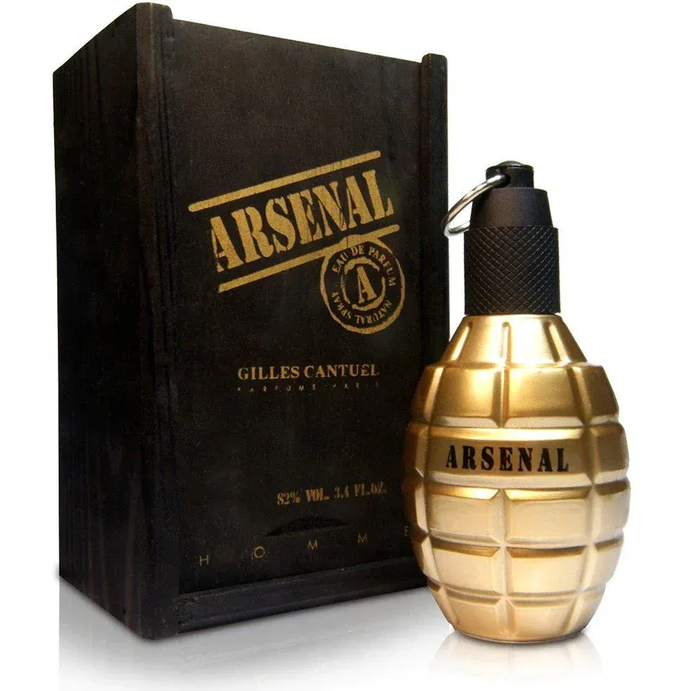 Gilles Cantuel Arsenal Gold Men’s Perfume/Cologne For Men Eau de Toilette 3.4 oz Edt - Image 2