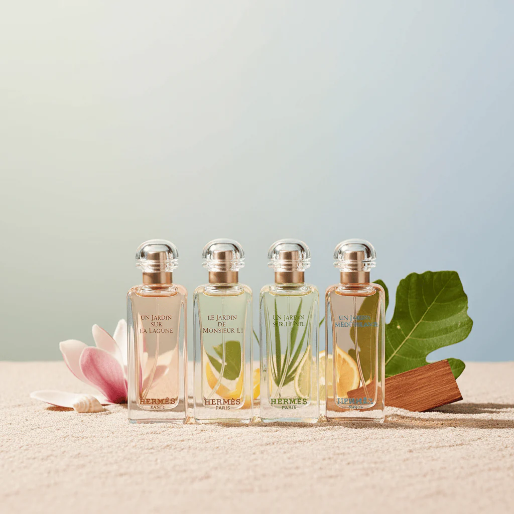 Hermes Un Jardin Gift Set Miniature Collection 4x0.25 oz - Image 2